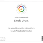 analytics certificate of digital marketing expert in qatar