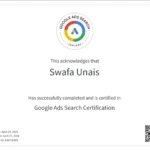 search ad certificate of digital marketing expert in qatar