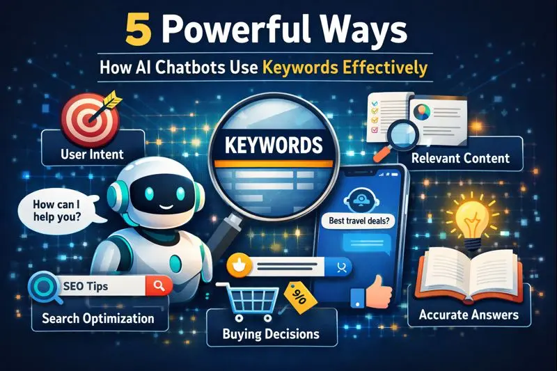 How AI chatbots use keywords to answer questions and improve brand visibility